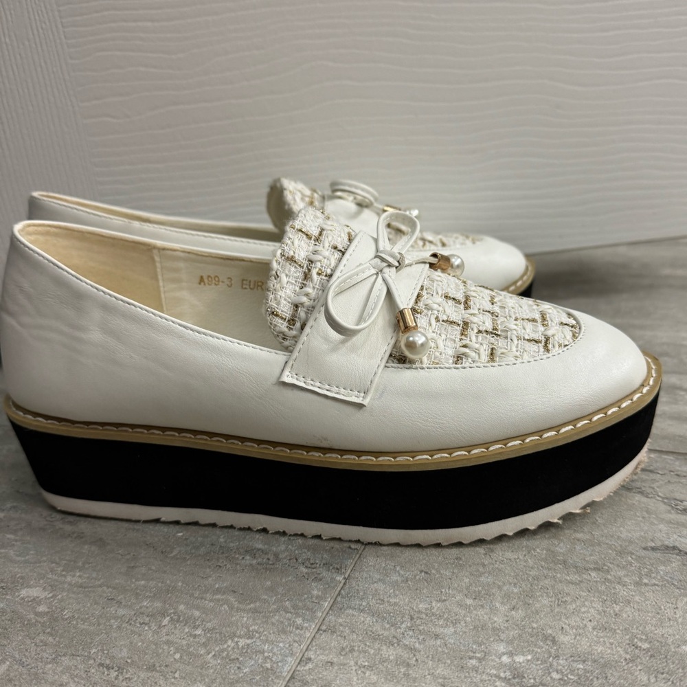 Women’s White Platform Shoes